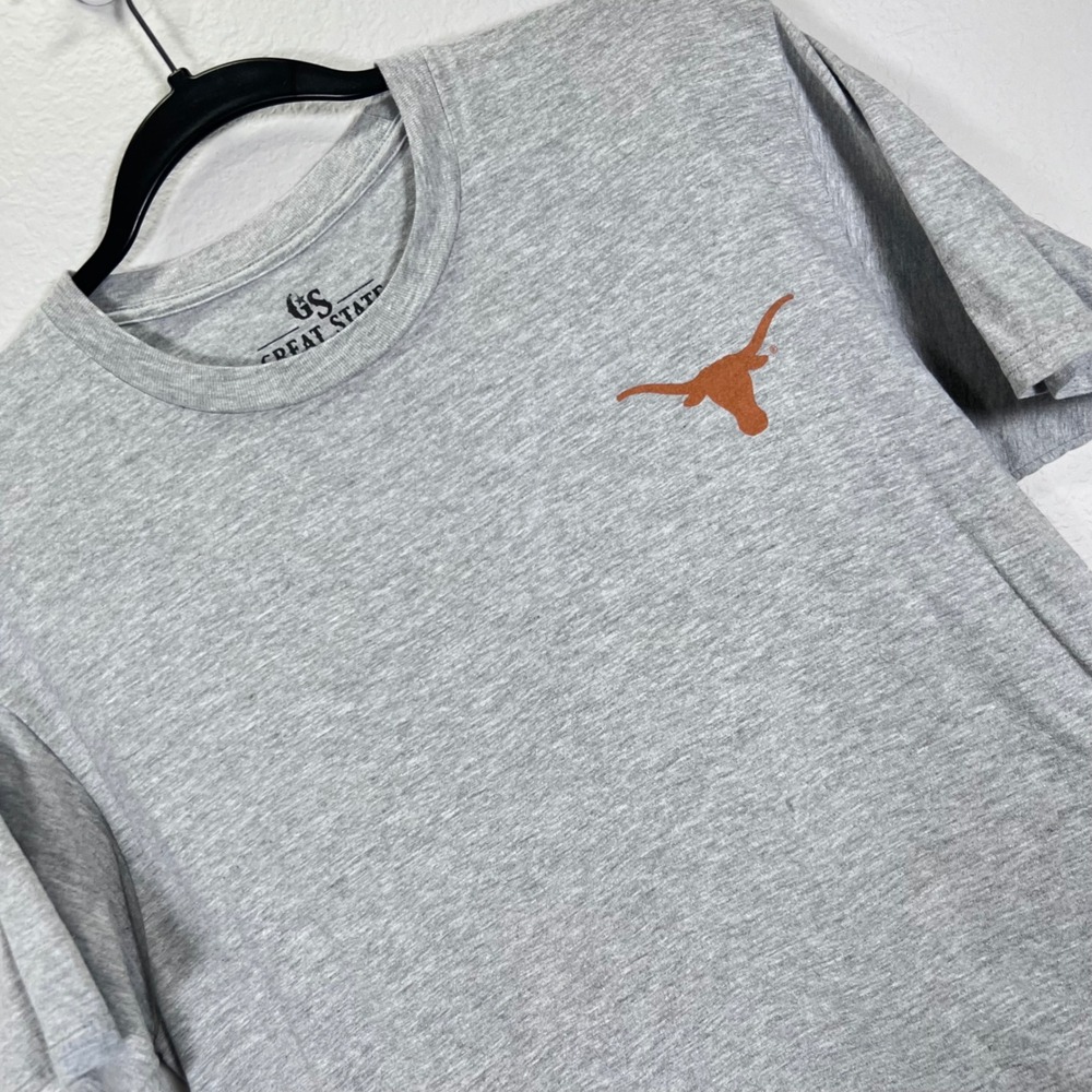 Great State Texas Longhorns fishing‎ Sportsman Graphic Shirt Men's Medium